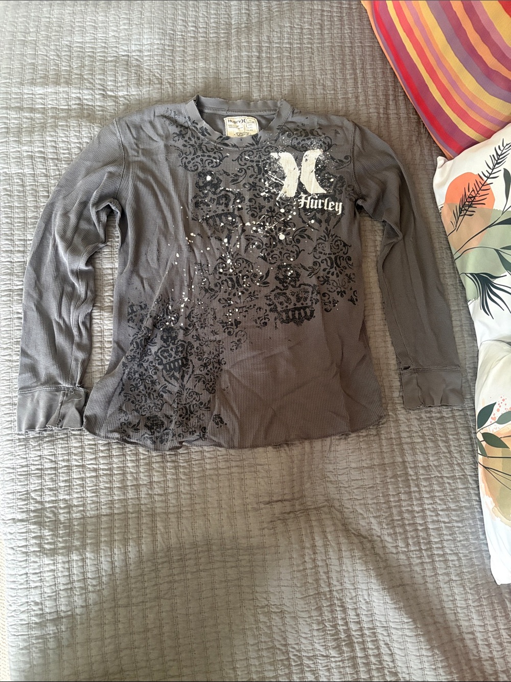 Y2K Hurley Long Sleeve Graphic Thermal